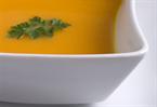Græskarsuppe med rejer