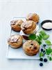 Blåbær-protein muffins