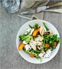 Græskarsalat med feta og cashew