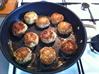 Kyllingefrikadeller med squash og chili