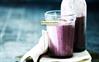 Mandel smoothie med brombær