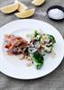 Skinkeschnitzler med blåskimmelost og broccolisalat - ALT FOR DAMERNE