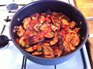 Aubergine med salt, sødt og surt - Low FODMAP